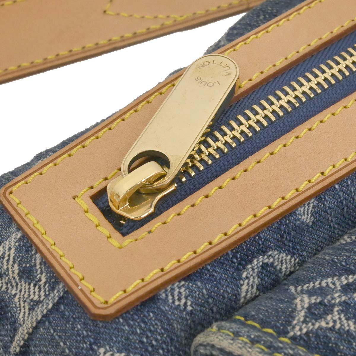 Louis Vuitton Blue Monogram Denim Baggy PM Shoulder Bag M95049