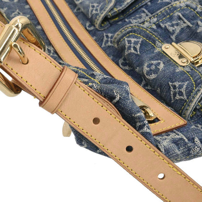 Louis Vuitton Blue Monogram Denim Baggy PM Shoulder Bag M95049