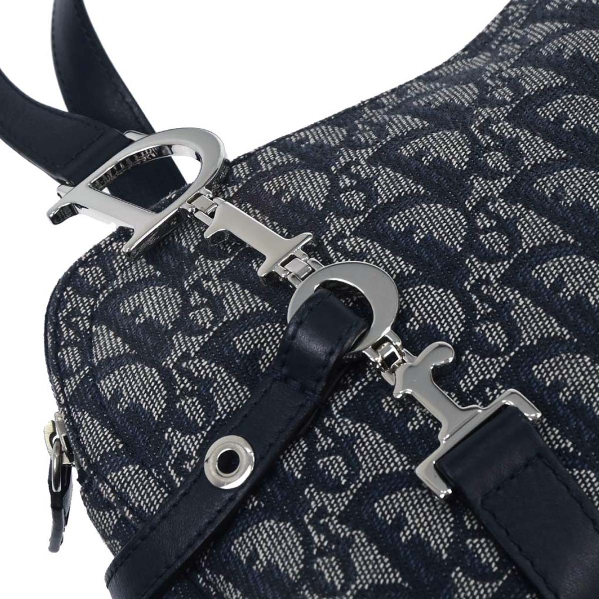 Christian Dior Navy Trotter Handbag