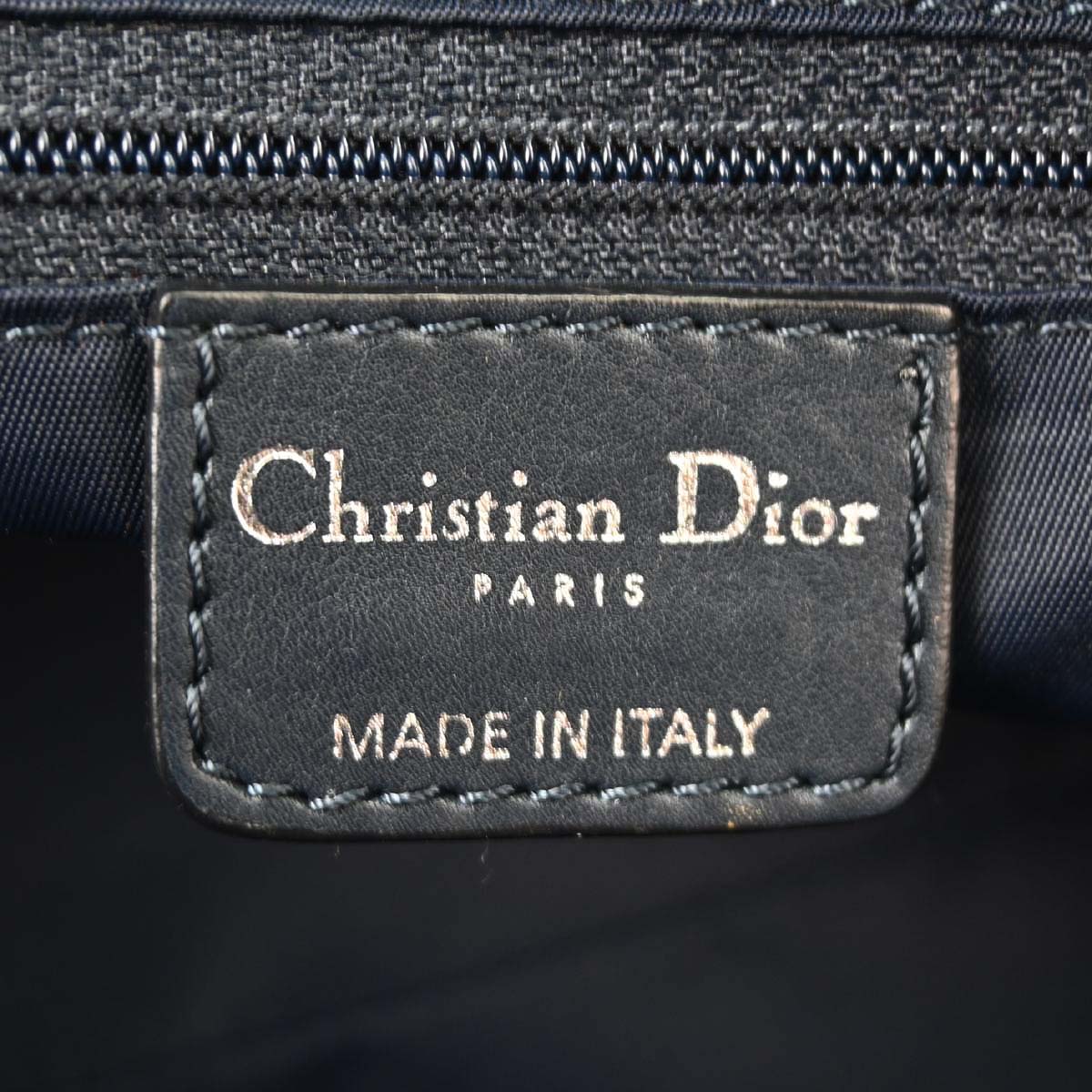 Christian Dior Navy Trotter Handbag