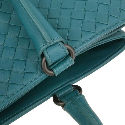 Bottega Veneta Light Blue Lambskin Intrecciato Tote Bag