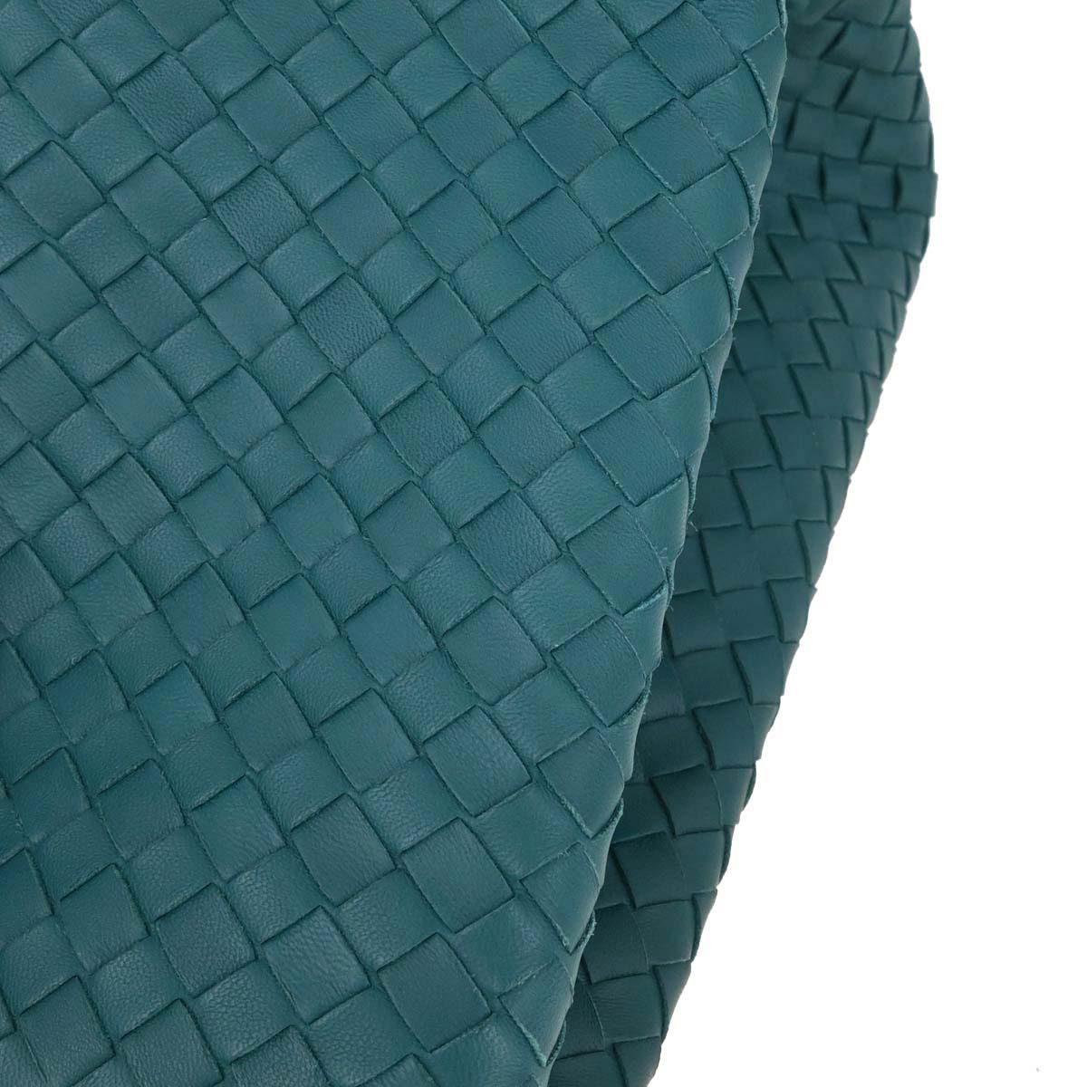 Bottega Veneta Light Blue Lambskin Intrecciato Tote Bag