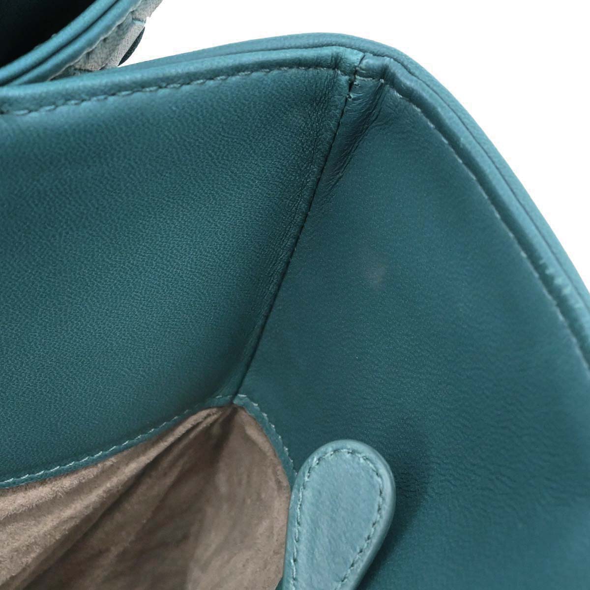 Bottega Veneta Light Blue Lambskin Intrecciato Tote Bag