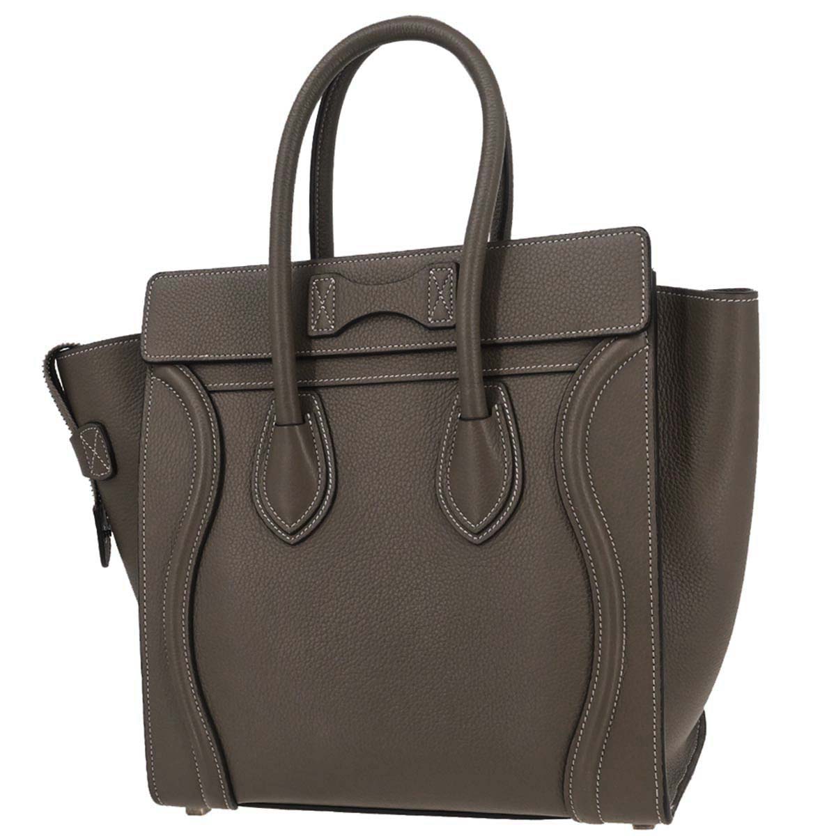 Celine Brown Luggage Micro Tote Handbag