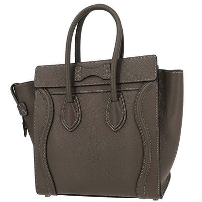 Celine Brown Luggage Micro Tote Handbag