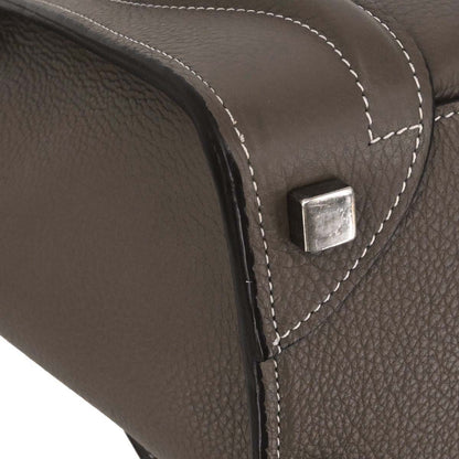 Celine Brown Luggage Micro Tote Handbag