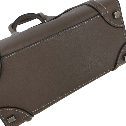 Celine Brown Luggage Micro Tote Handbag