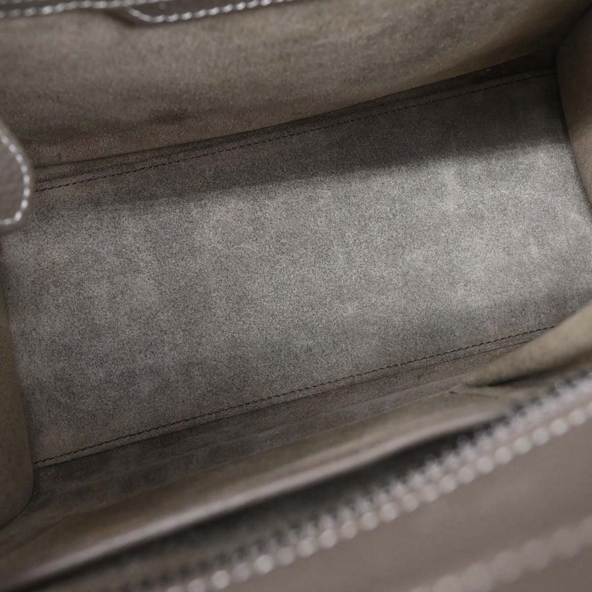 Celine Brown Luggage Micro Tote Handbag