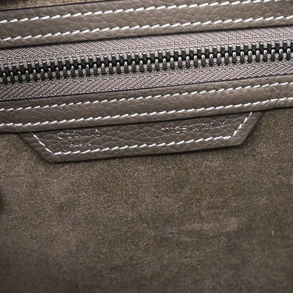 Celine Brown Luggage Micro Tote Handbag