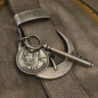 Christian Dior Metallic Bronze Gaucho Shoulder Bag