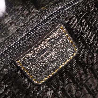 Christian Dior Metallic Bronze Gaucho Shoulder Bag