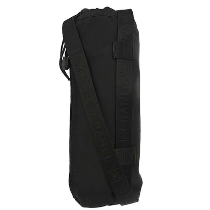 Chanel 2003-2004 Black Nylon Sport Line Bottle Holder Shoulder Bag