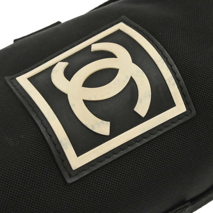 Chanel 2003-2004 Black Nylon Sport Line Bottle Holder Shoulder Bag