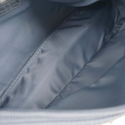 Prada Light Blue Nylon Handbag