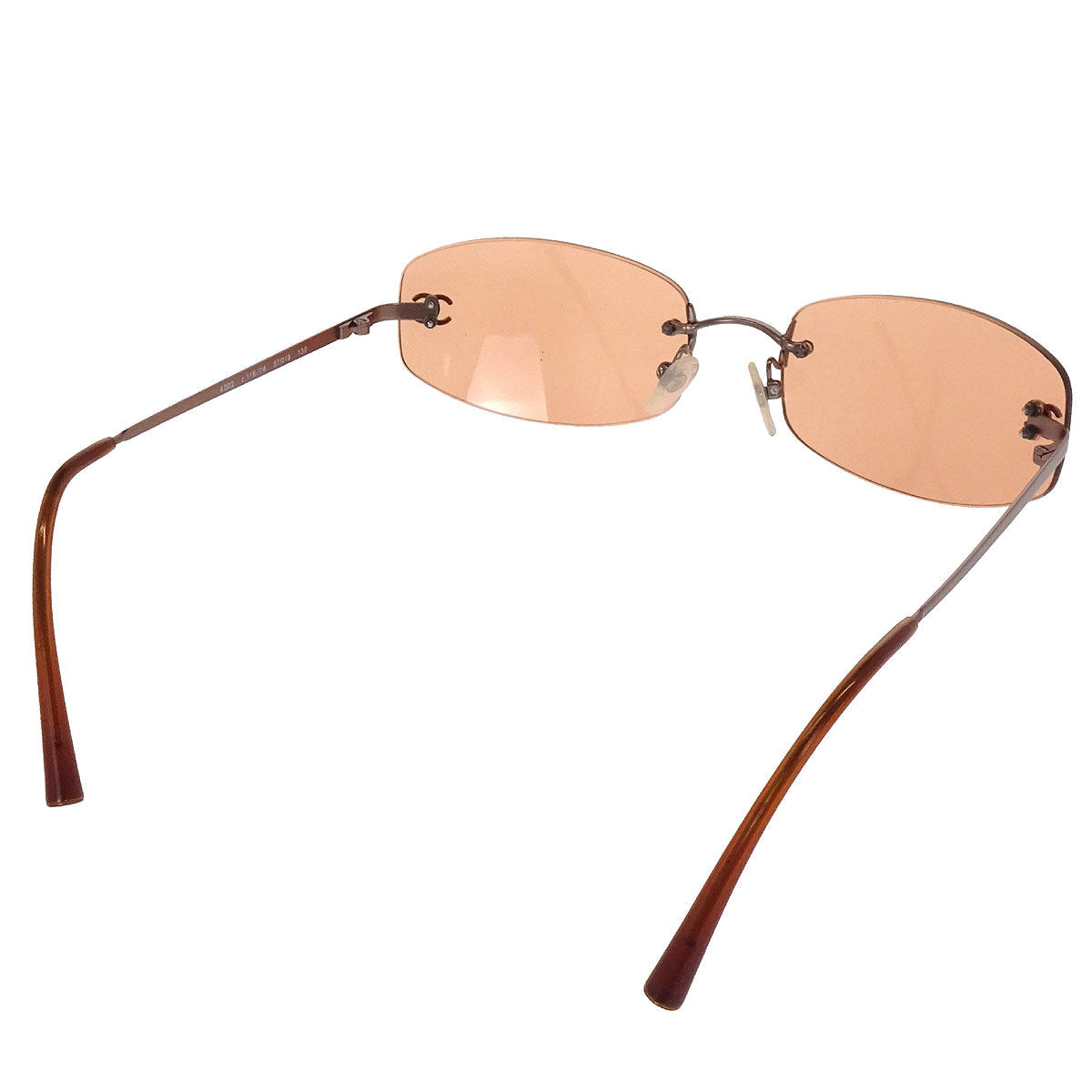 Chanel Sunglasses Eyewear Orange Small Good