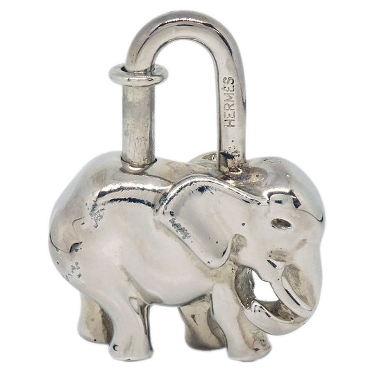 Hermes 1988 Elephant Cadena Silver Small Good