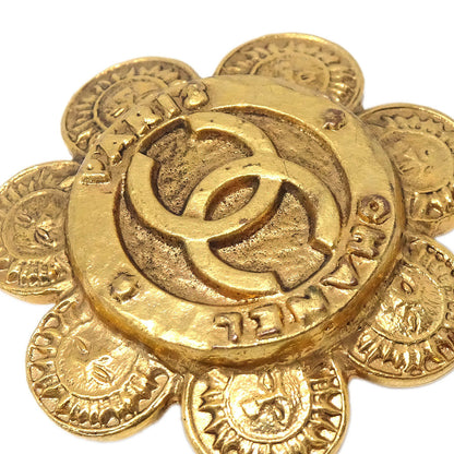Chanel Flower Clip-On Earrings Gold 2872/28