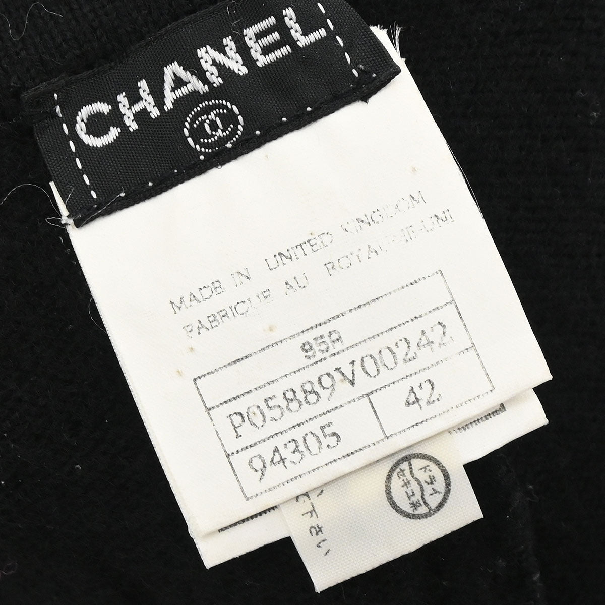 Chanel 1995 Short Pants Black #42