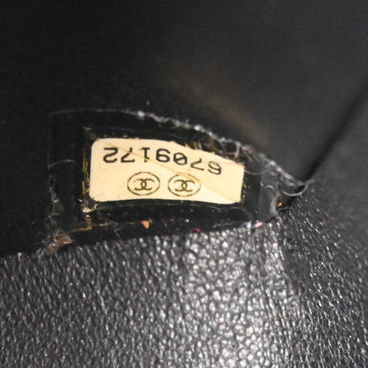 Chanel 2000-2002 Black Caviar Skin Medium Classic Double Flap Shoulder Bag
