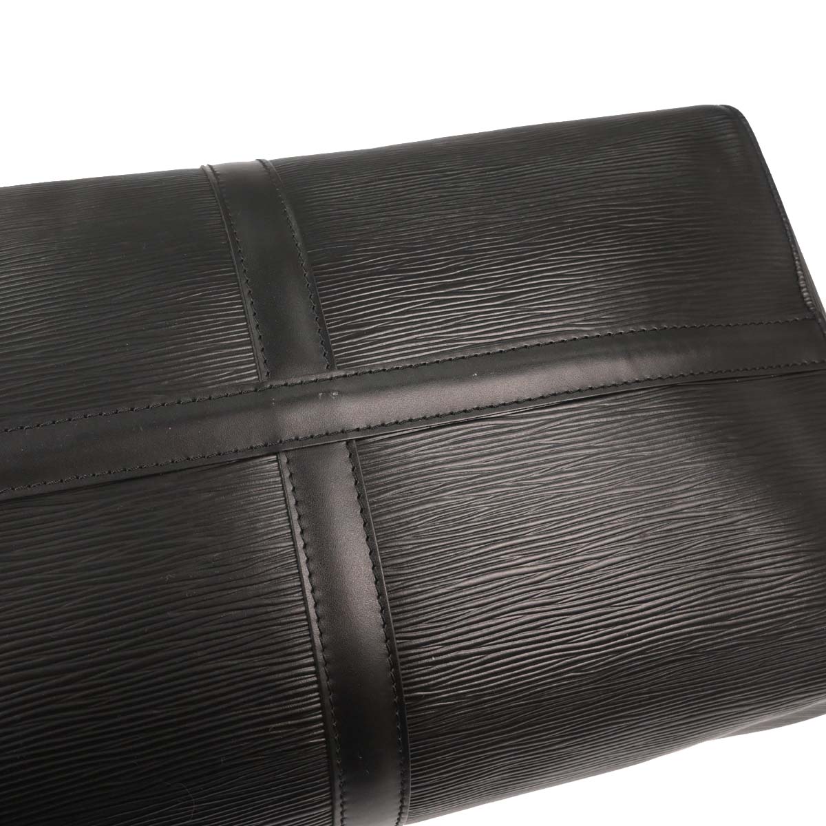 Louis Vuitton 2001 Black Epi Keepall 50 Travel Handbag M42962
