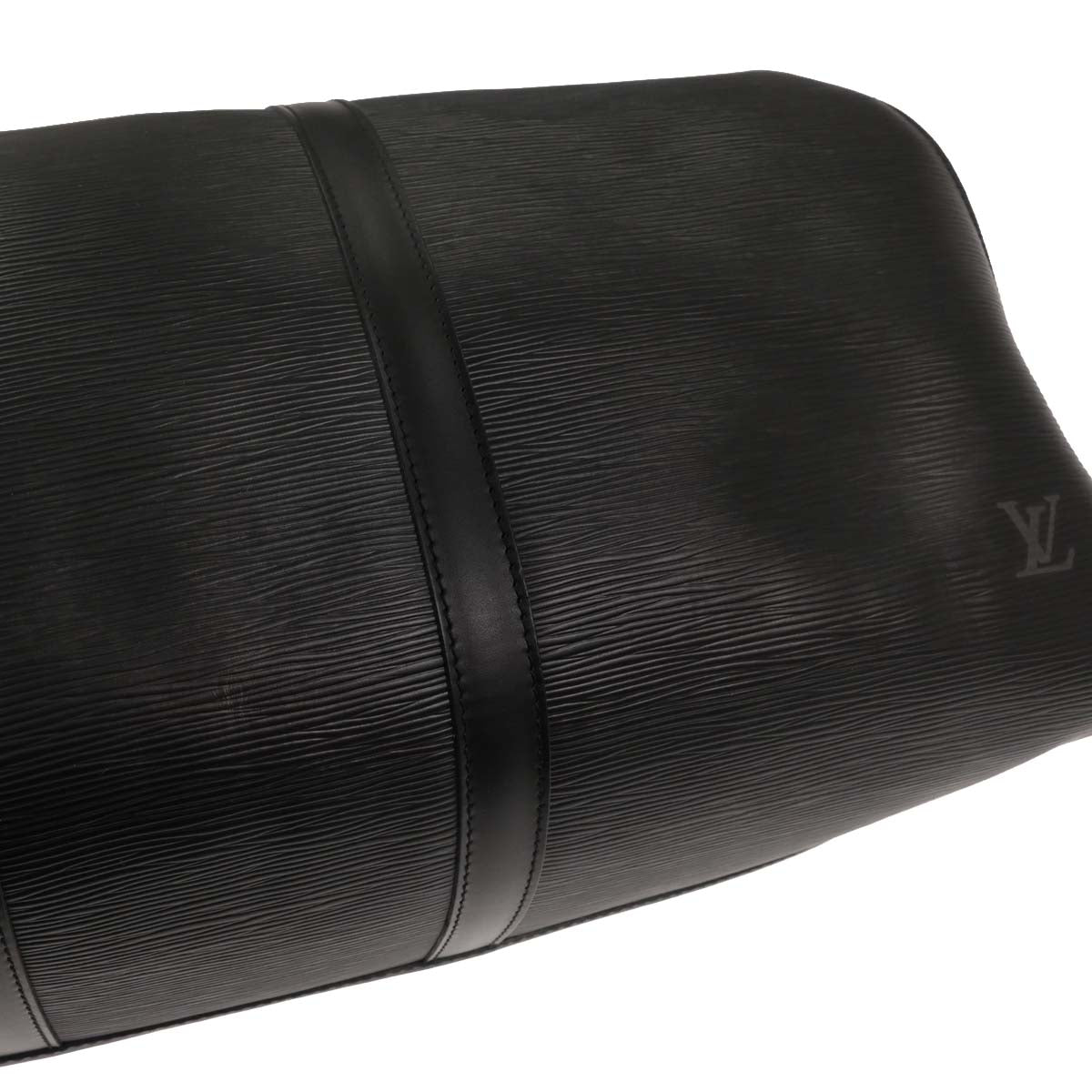 Louis Vuitton 2001 Black Epi Keepall 50 Travel Handbag M42962