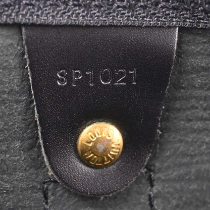 Louis Vuitton 2001 Black Epi Keepall 50 Travel Handbag M42962