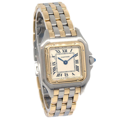 Cartier Panthere SM 3-Row Ref.112000R Quartz Watch 18KYG SS