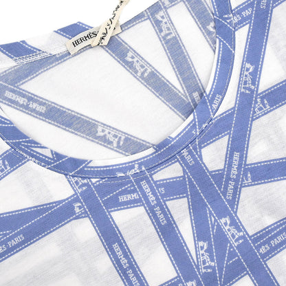 Hermes Short Sleeve T-shirt Top White #LA