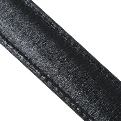 Hermes Black Box Calf Constance Reversible Belt #65 Small Good