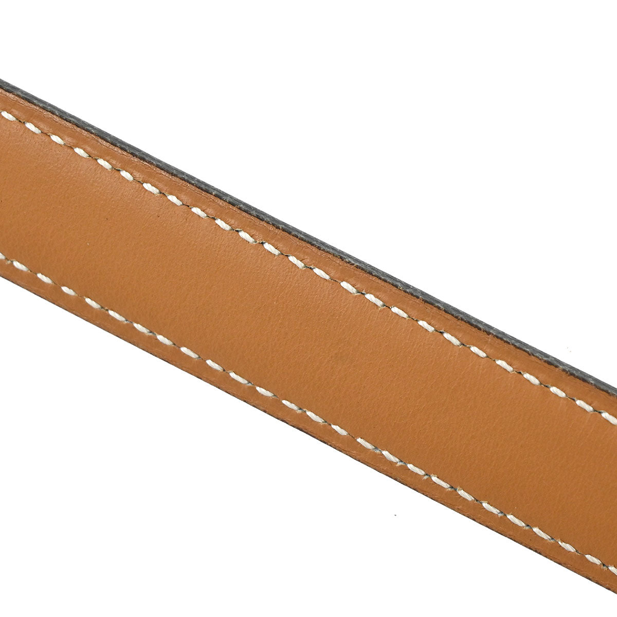 Hermes Black Box Calf Constance Reversible Belt #65 Small Good