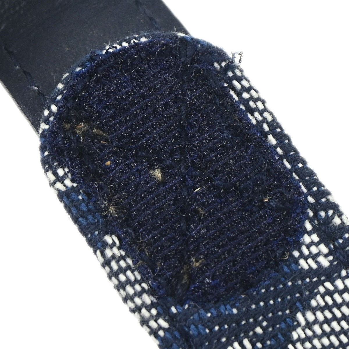 Christian Dior Trotter Belt Navy #85 Small Good