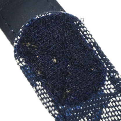 Christian Dior Trotter Belt Navy #85 Small Good