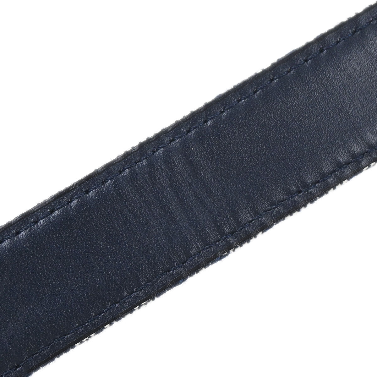 Christian Dior Trotter Belt Navy #85 Small Good