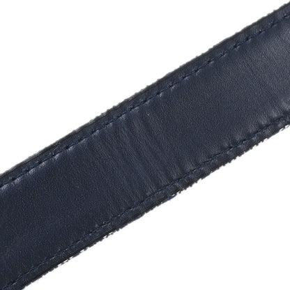 Christian Dior Trotter Belt Navy #85 Small Good
