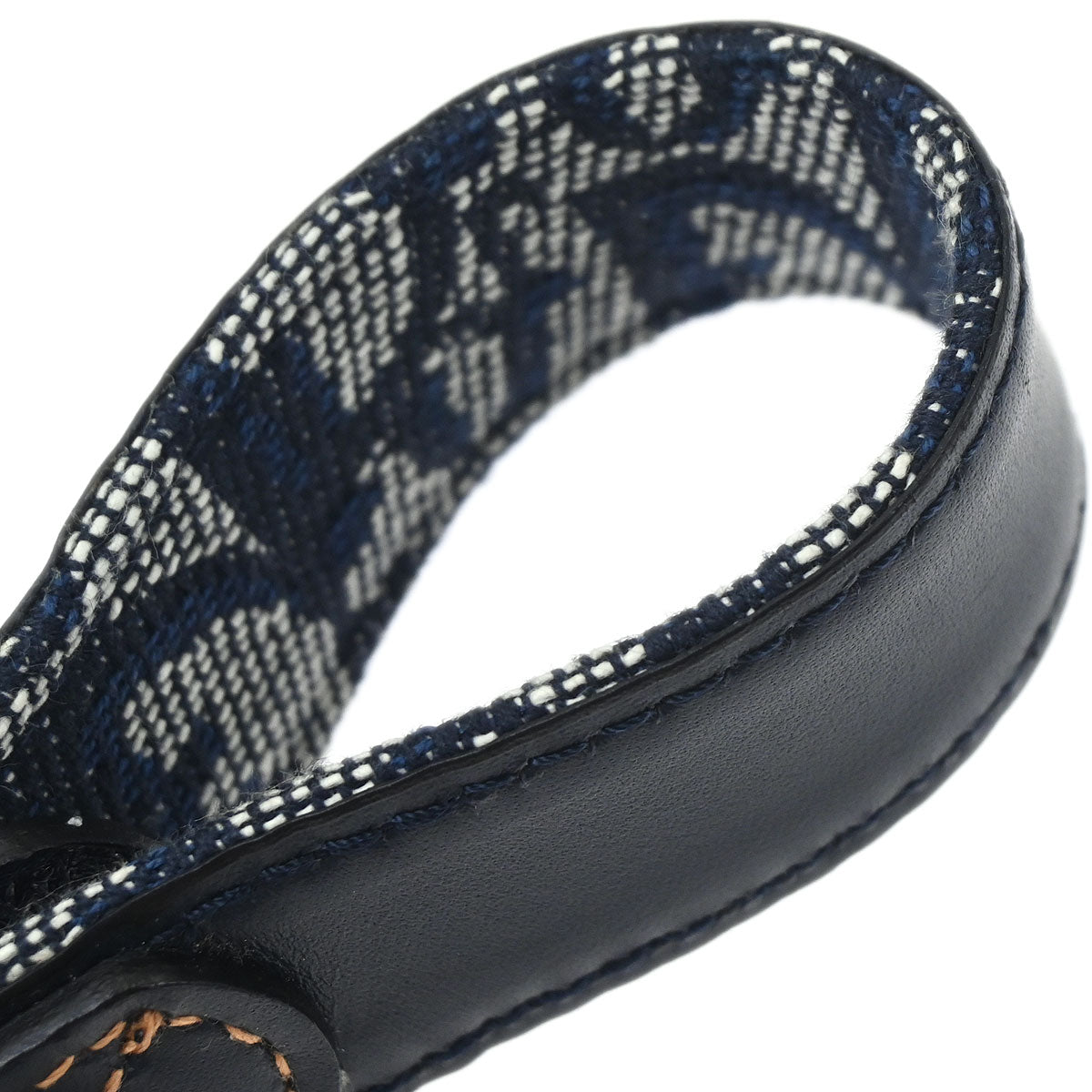 Christian Dior Trotter Belt Navy #85 Small Good