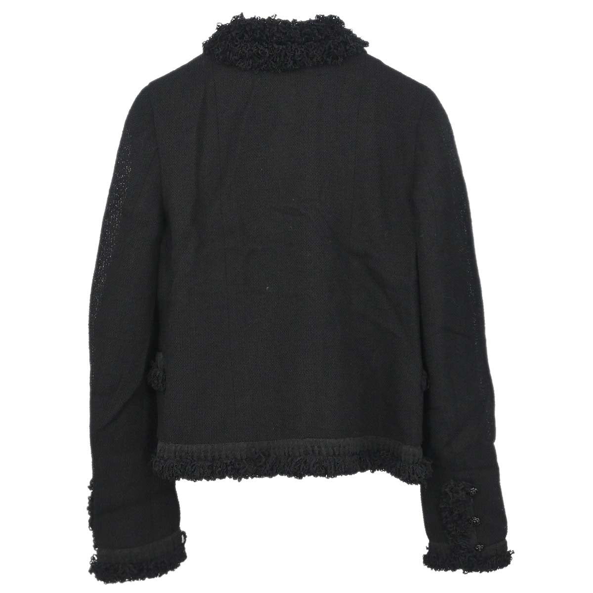 Chanel 2003 Single Breasted Jacket Black #36
