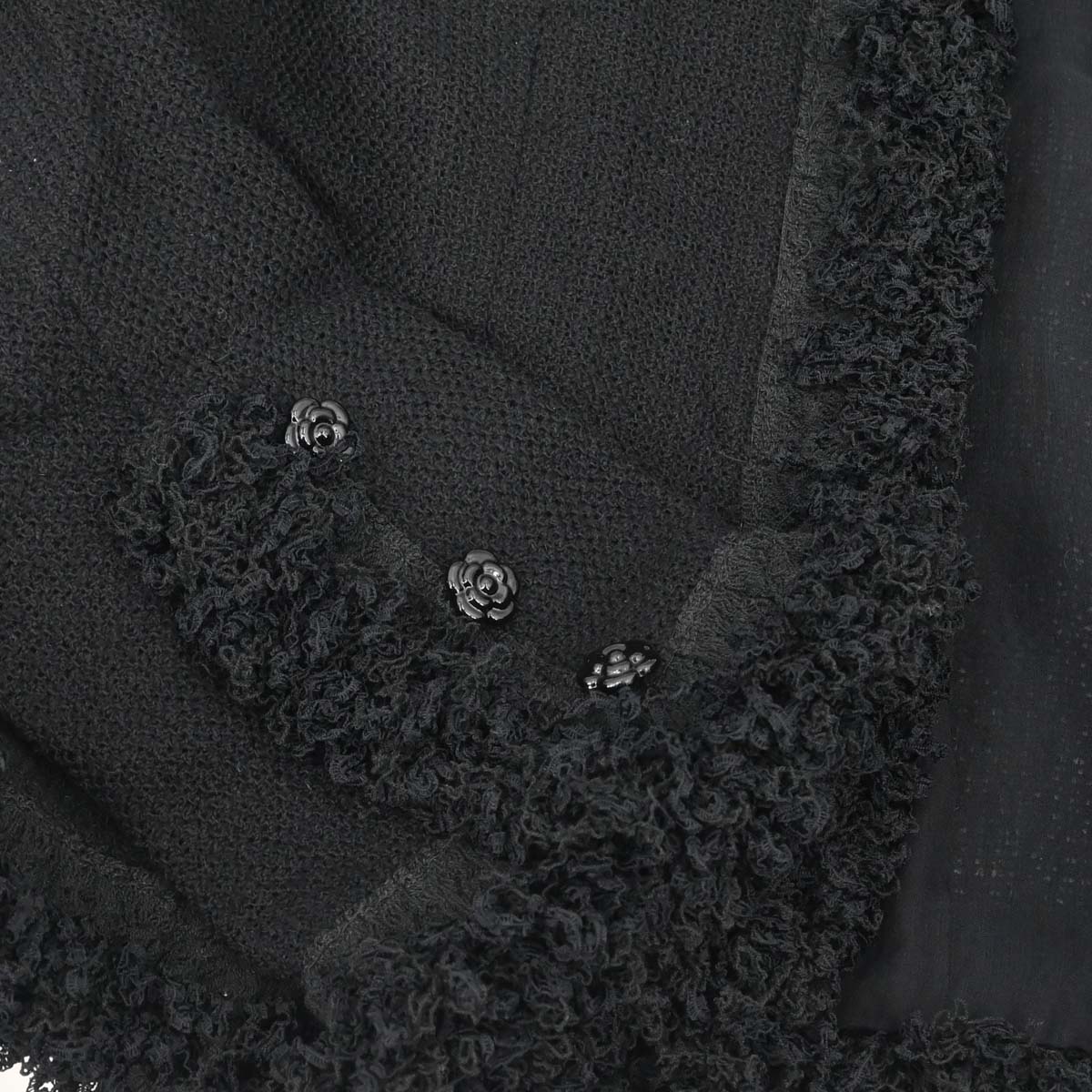 Chanel 2003 Single Breasted Jacket Black #36