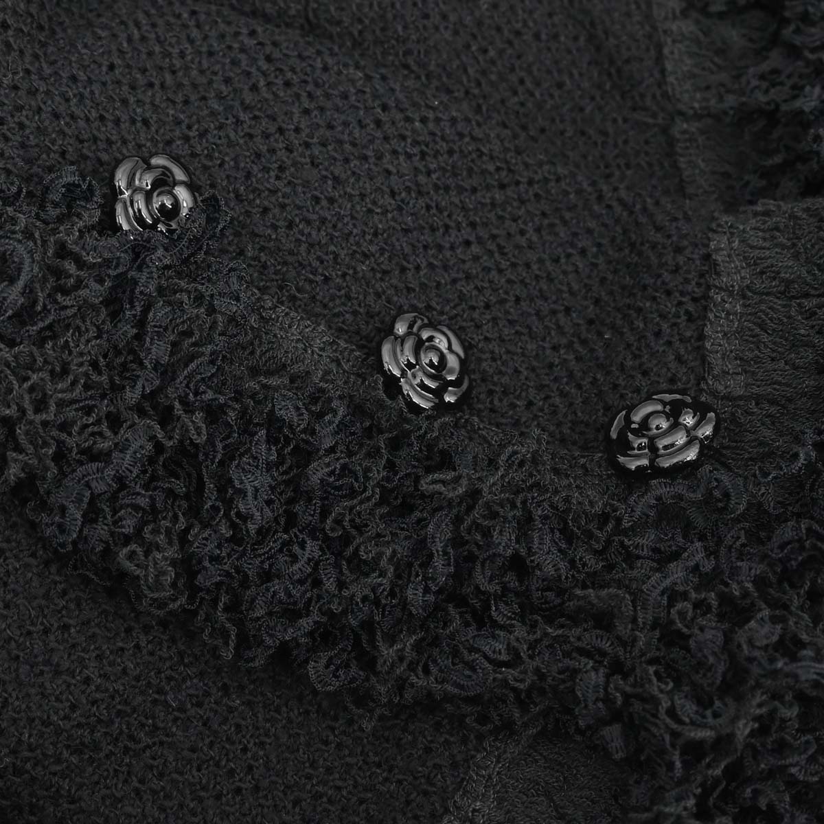 Chanel 2003 Single Breasted Jacket Black #36