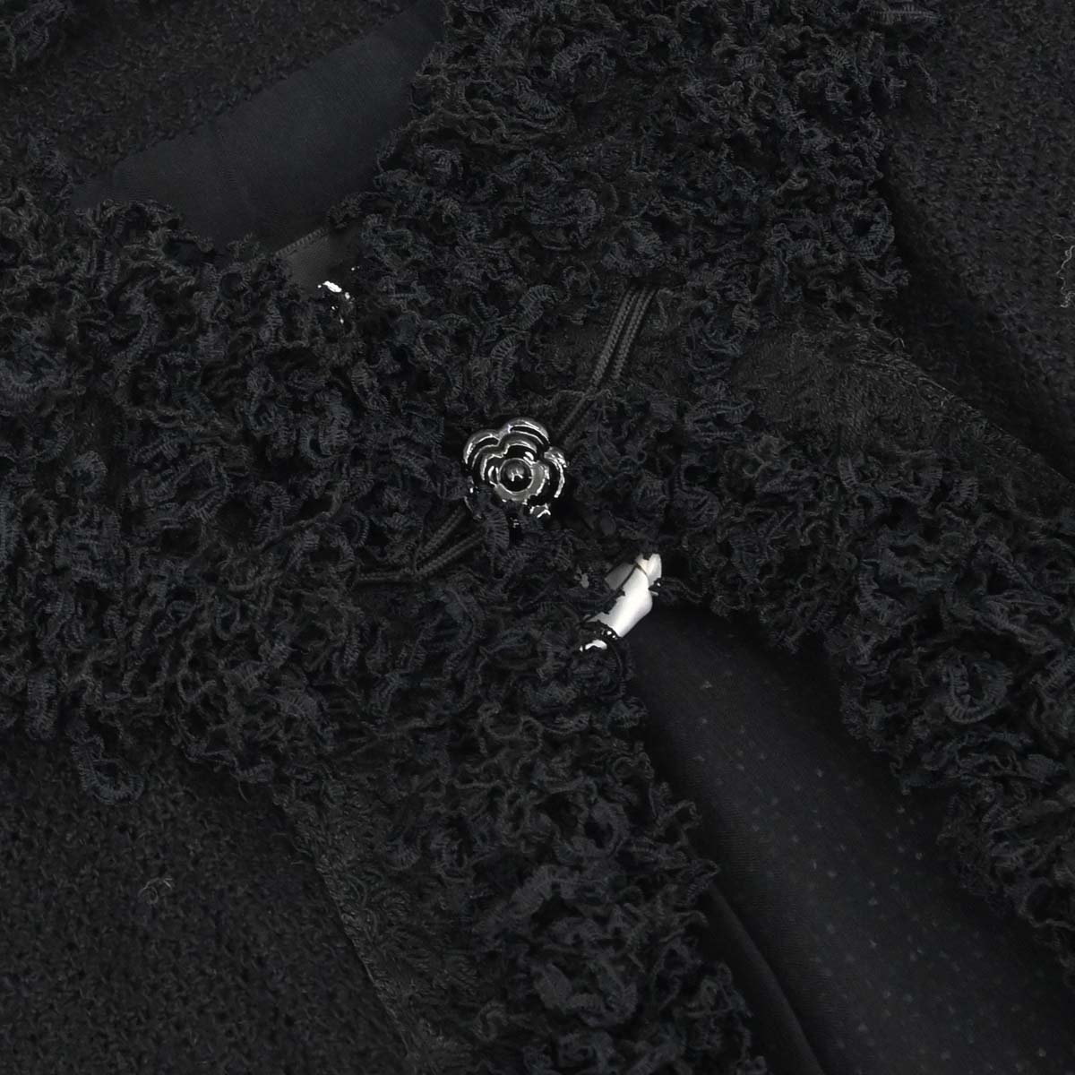 Chanel 2003 Single Breasted Jacket Black #36