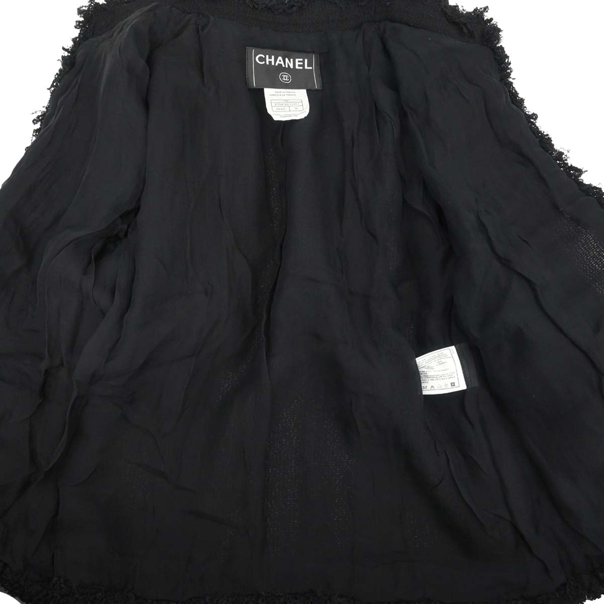 Chanel 2003 Single Breasted Jacket Black #36