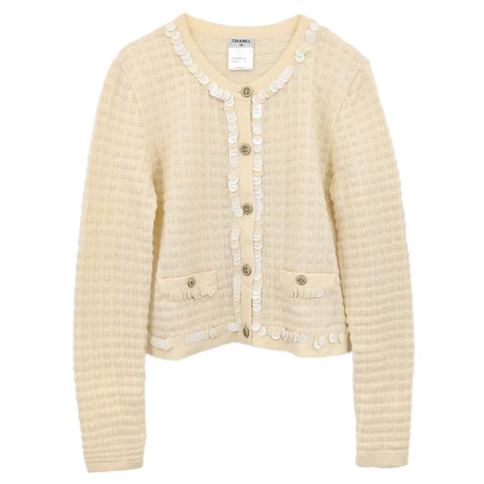 Chanel 2010 Cardigan Light Beige #38