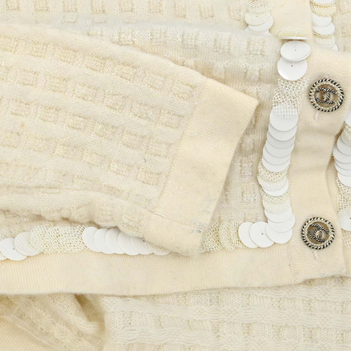 Chanel 2010 Cardigan Light Beige #38