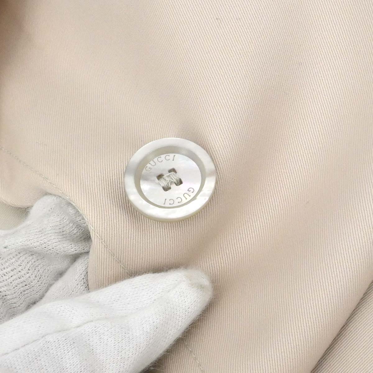 Gucci 2004 Setup Suit Jacket Skirt Light Beige #40
