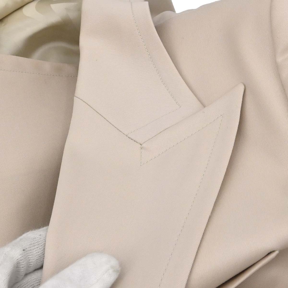 Gucci 2004 Setup Suit Jacket Skirt Light Beige #40
