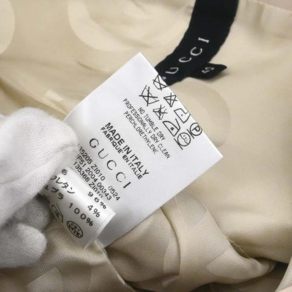 Gucci 2004 Setup Suit Jacket Skirt Light Beige #40