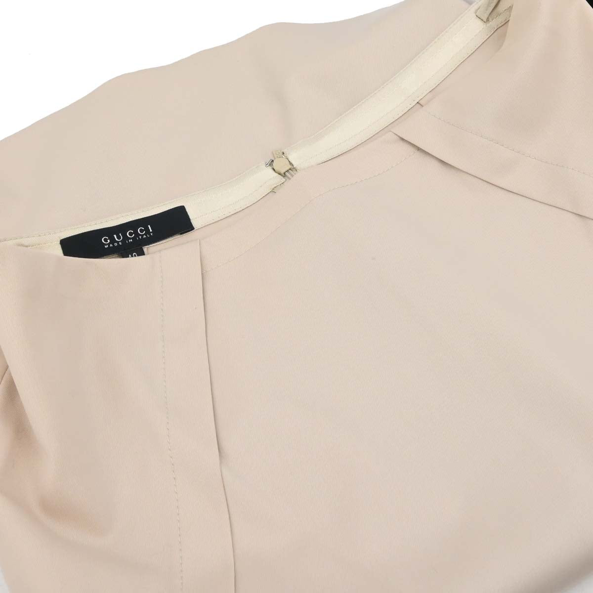 Gucci 2004 Setup Suit Jacket Skirt Light Beige #40