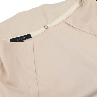Gucci 2004 Setup Suit Jacket Skirt Light Beige #40