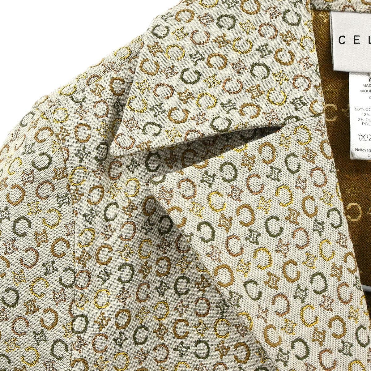 Celine Jacket C Macadam Beige #36