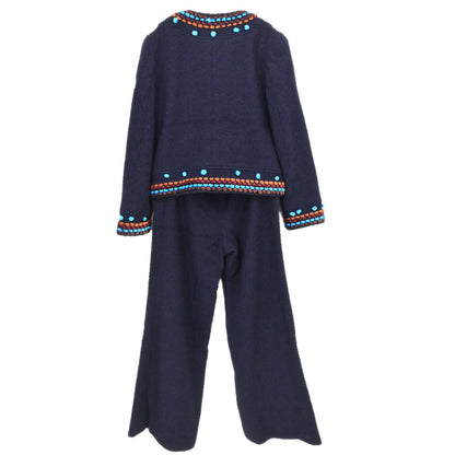 Chanel 1997 Setup Jacket Pants Navy #40