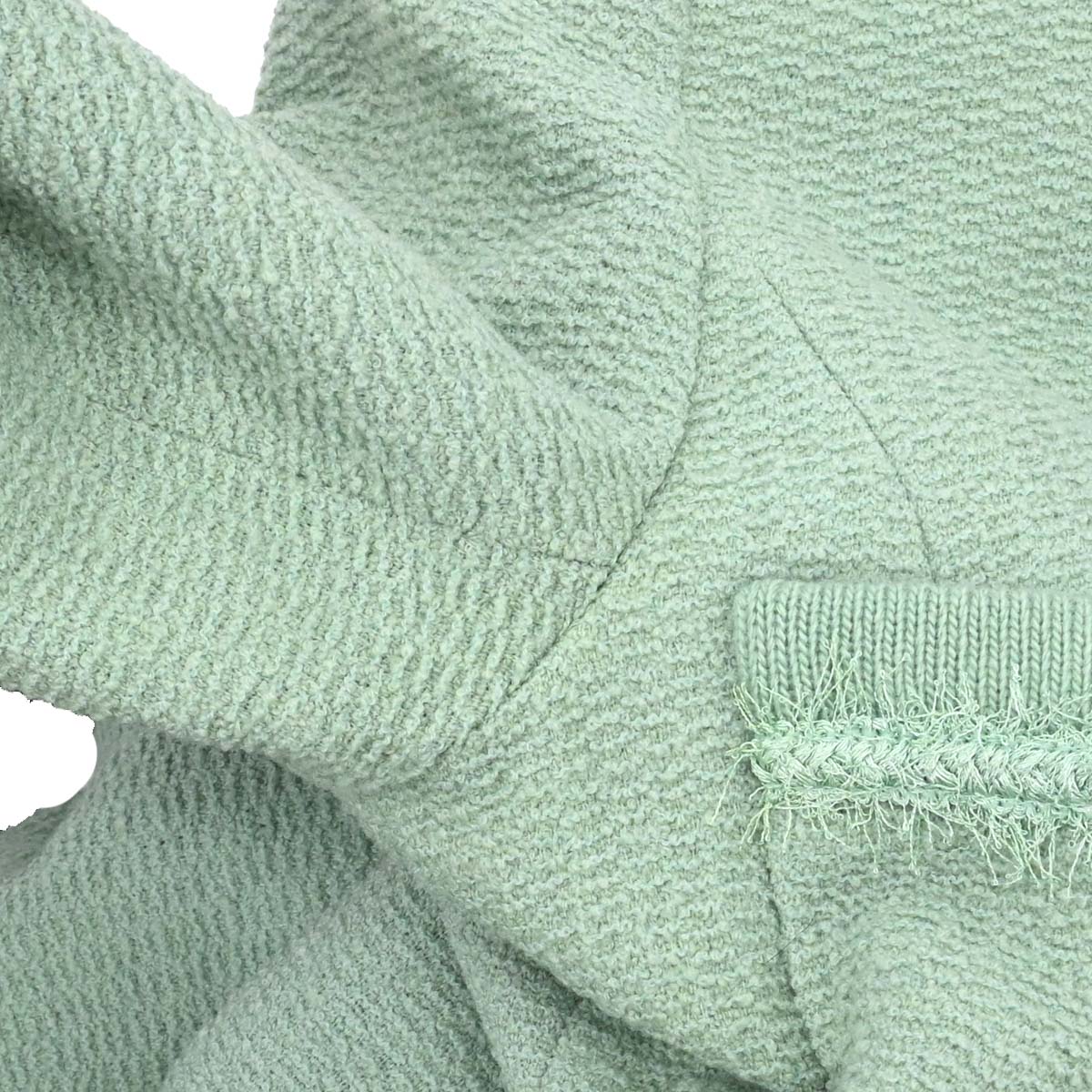 Chanel 1994 Setup Suit Jacket Skirt Mint Green #40